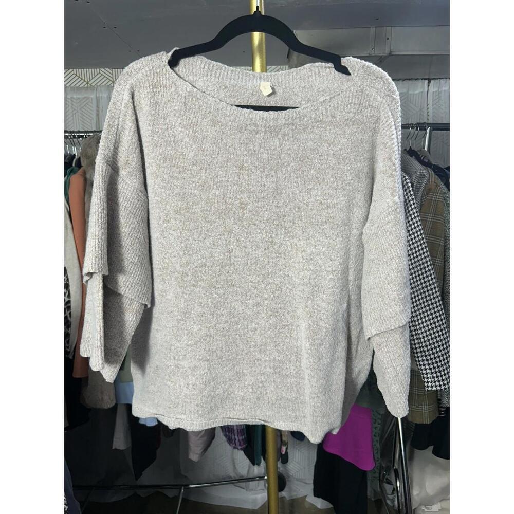 Wishlist Womens pullover Sweater Ivory Color Sz Medium-Large